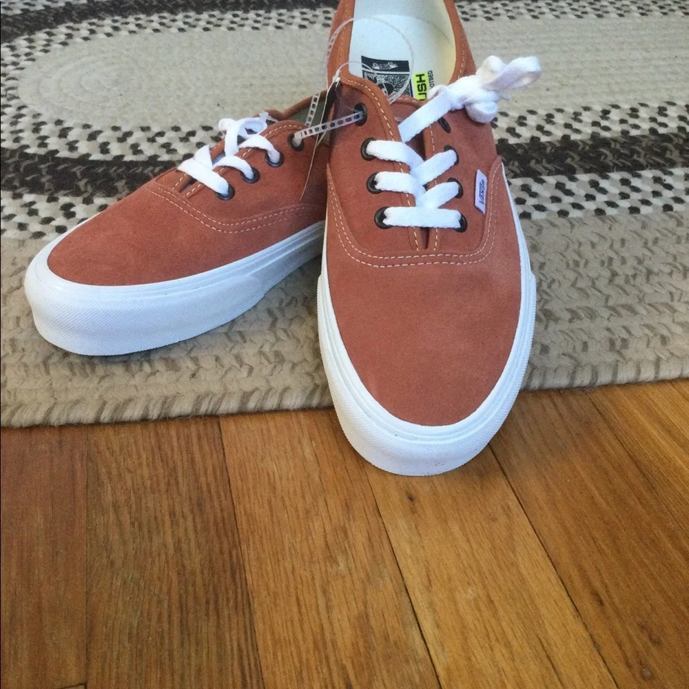 Vans vault burnt orange tie up